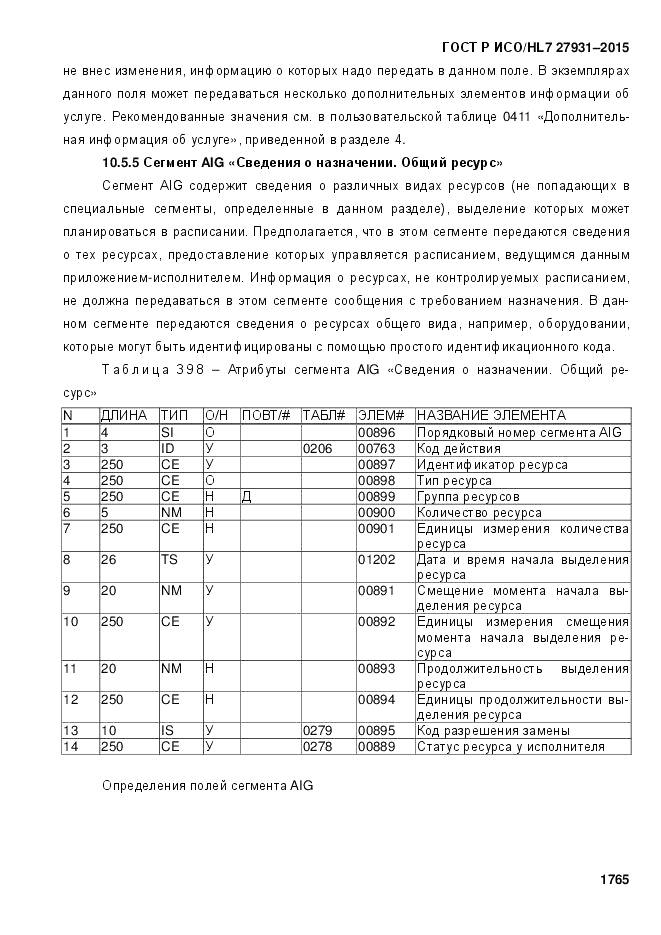 ГОСТ Р ИСО/HL 7 27931-2015, страница 1772